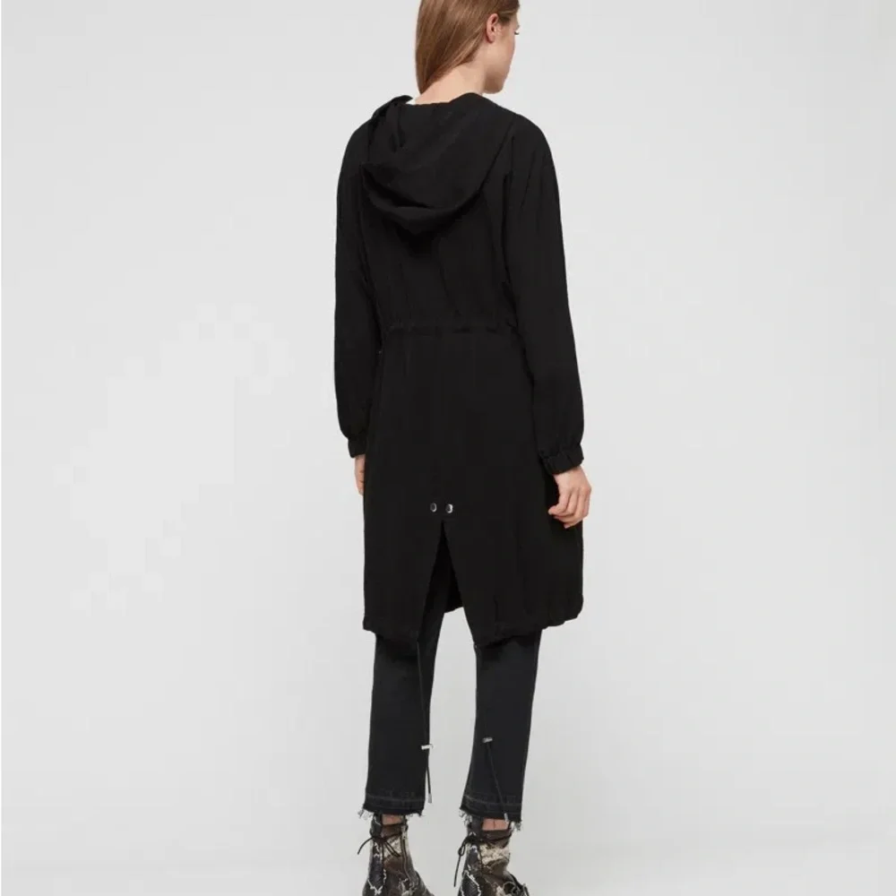 ALL SAINTS Bay Parka, Black, Size Small. Brand new, never worn, with tags on! - Picture 3 of 7